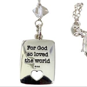 hand crafted Natural‎ Herkimer diamond and silver plated pendant necklace